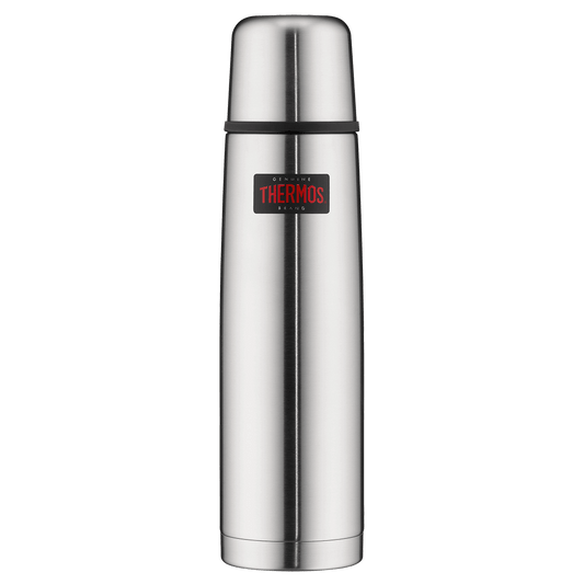 thermos light & compact Thermoskanne Silber Edelstahl caámate